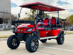 Dynamic Enforcer full loaded limo golf cart Red