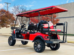 Dynamic Enforcer full loaded limo golf cart Red